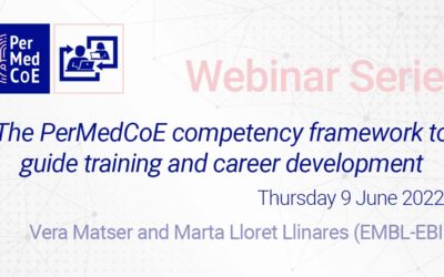 Webinar: The PerMedCoE competency framework to guide training and career development