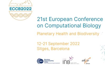 PerMedCoE researchers delivering a workshop at the 21st European Conference on Computational Biology