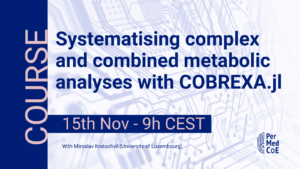 Virtual course: Systematising complex and combined metabolic analyses with COBREXA.jl