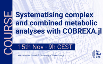 Virtual course: Systematising complex and combined metabolic analyses with COBREXA.jl