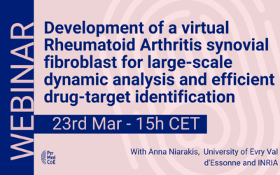 Webinar: Development of a virtual Rheumatoid Arthritis synovial fibroblast for large-scale dynamic analysis and efficient drug-target identification