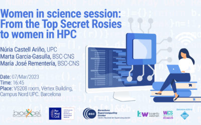 Women in science session: From the Top Secret Rosies to women in HPC
