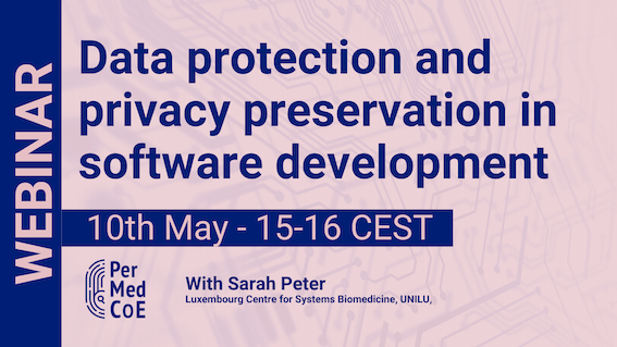Webinar: Data protection and privacy preservation in software ...