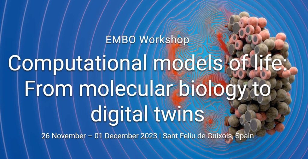 The EMBO Workshop “Computational models of life: From molecular biology to digital twins” is on!